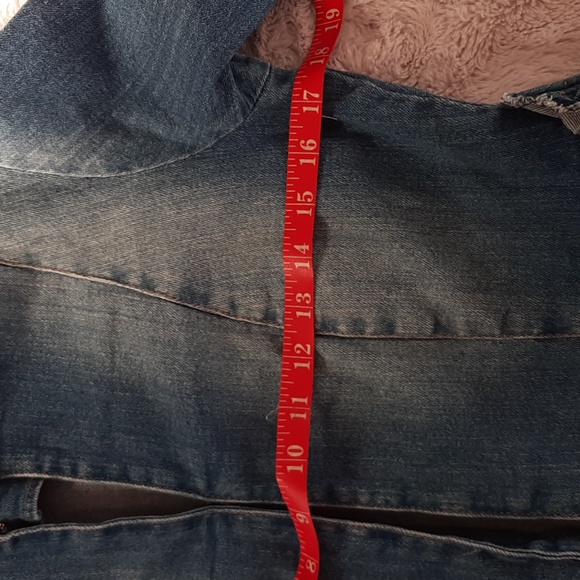 *3/$20* Cute Victorian-Inspired Denim Coat Small - Picture 4 of 6